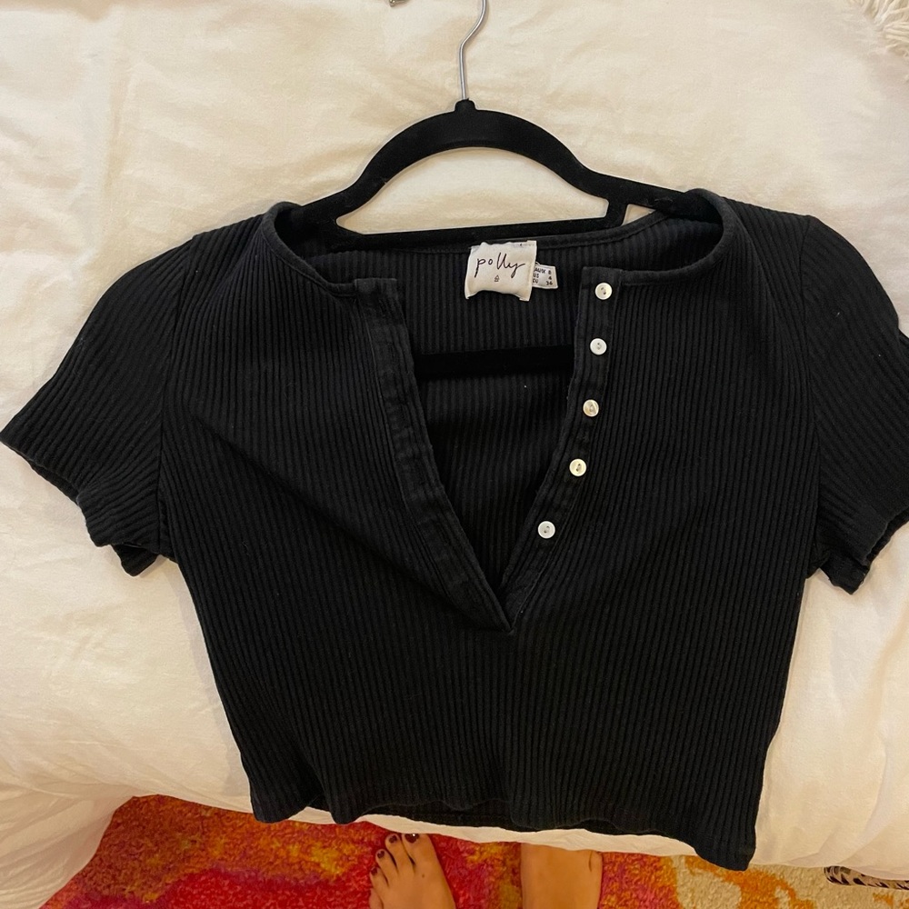 Princess Polly Button Up Tee